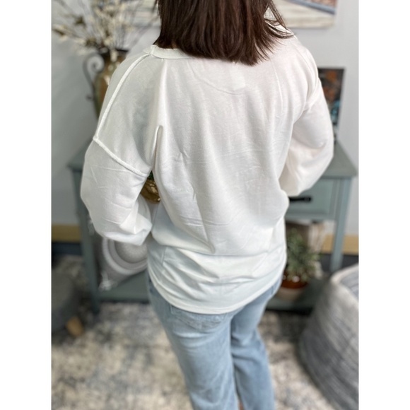 Mardi Gras Sequined Color Block French Terry Purple Green Gold Ivory 1123 - Picture 11 of 11